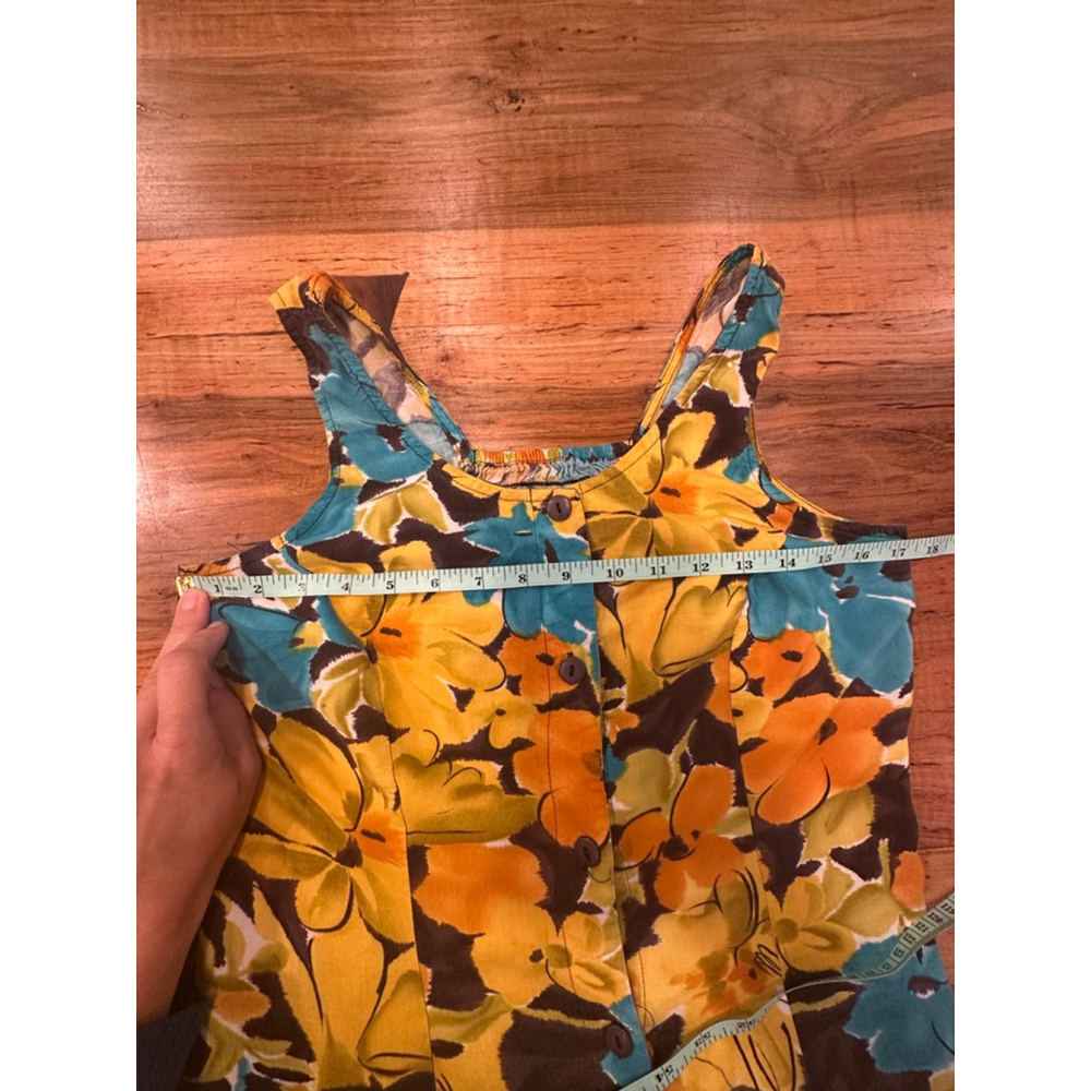 Vibrant Tropical Floral Maxi Dress | Summer Resort Style - Picture 7 of 8